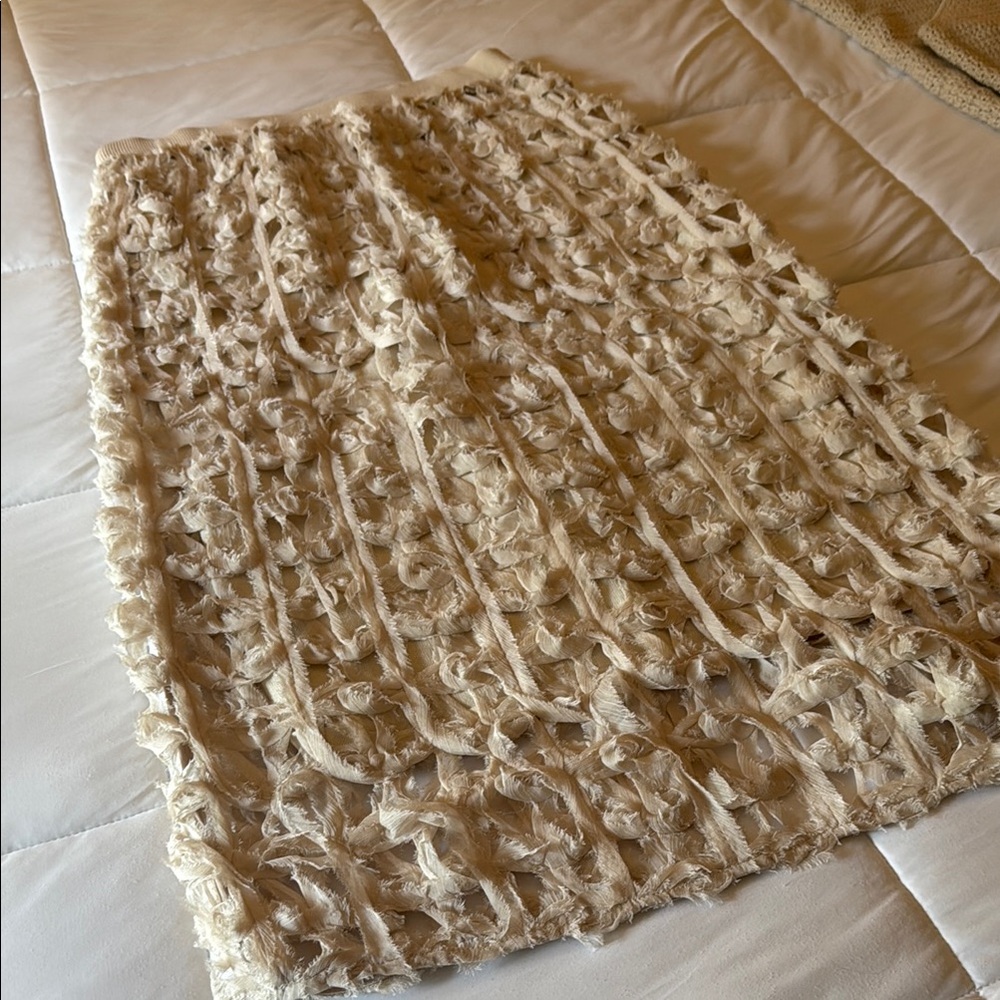 Midi textured pull on skirt Böhme